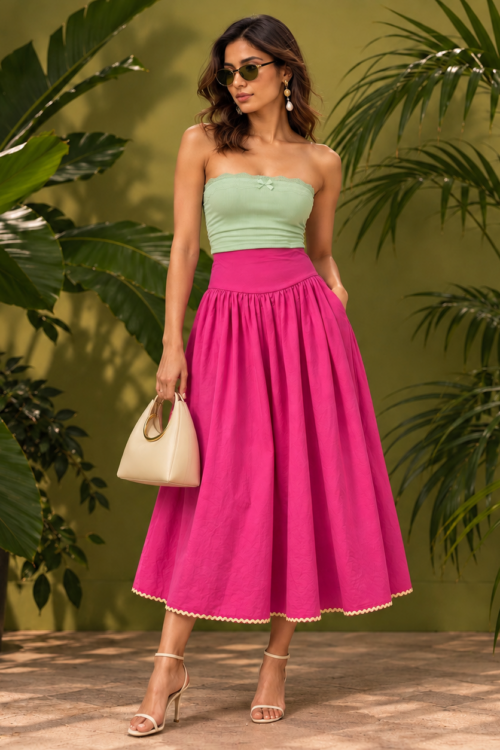 THE GIGI MIDI SKIRT